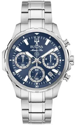 Produktbild von Bulova Herrenuhr 96B466 Chronograph Quarz Analog 46mm Saphirglas 10 ATM