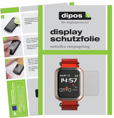 Produktbild von 2x Schutzfolie für Anio 3 Touch matt Displayschutzfolie Folie Display Schutz