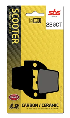 Produktbild von Scooterbelag SBS 220CT (Satz pro Scheibe) Carbon Tech