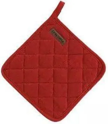 Produktbild von Tescoma Topflappen - Küchenschutzmatte, hitzebeständig, Rot, 19.5 x 19.5 cm, mit Aufhängeschlaufe