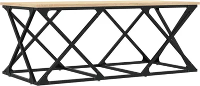 Obrázek produktu pro vidaXL Konferenční stolek Sonoma Dub 100x49x40 cm Materiál dřeva