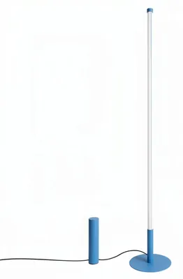 Produktbild von Stehlampe Metall LED Dimmer 150 cm hoch Hellblau rund 3000 K 5157 lm Modern