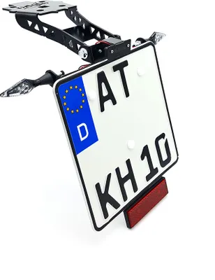 Produktbild von alpha Technik Kennzeichenhalter Suzuki GSX-S750, WC50 / WC52 für GSX-S 750 WC52 EURO4