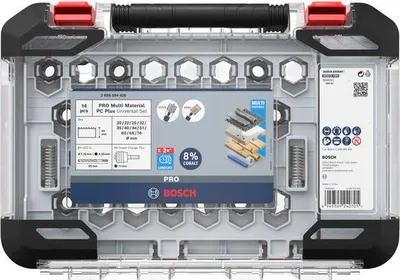 Produktbild von PRO Multi Material PC Plus Lochsägen-Set, 20, 68, 76 mm, 14-tlg.