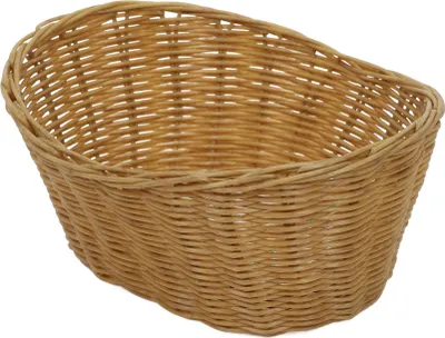 Image de Panier à pain et à fruits Kesper en osier synthétique naturel 28 x 21 x 13 cm, 1 pièce