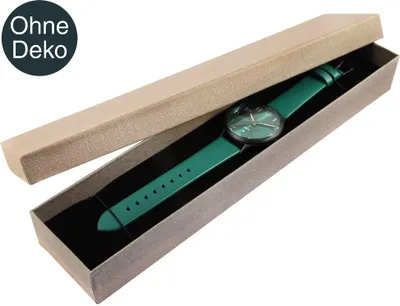 Produktbild von Uhrenbox, Pappe, VE 6, 30 cm x 6,5 cm x 3,5 cm