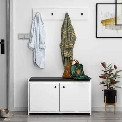 Obrázok produktu pre Skye Decor, Skrinka na topánky - Zia (biela)