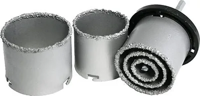 Immagine prodotto di Set di frese con attacco HT01-4001, 33-53-67-73-83 mm, a tazza diamantate