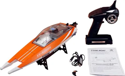 Obrázok produktu pre FT016 2,4G 30km/h Bezdrôtová vysokorýchlostná RC závodná loď hračka pre deti dospelých Orange