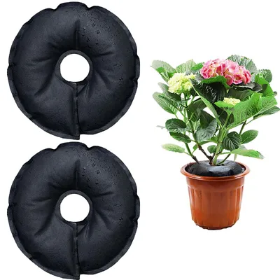 Imagen del producto de Juego de 2 anillos de riego de 30 cm - Sistema automático para plantas en macetas