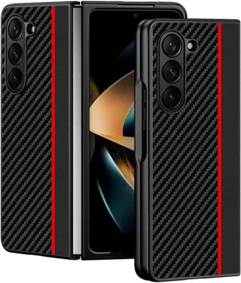Produktbild von Samsung Galaxy Z Fold Handyhülle Carbon Case Schutzhülle Cover Bumper - Für Samsung Galaxy Z Fold3 5G