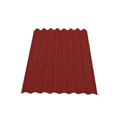 Produktbild von Onduline Easyline Dachplatte Wandplatte Bitumen Wellplatte 1x0,76m - rot