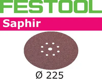 Produktbild von FESTOOL Schleifscheiben Saphir STF Ø225mm 8-Loch P36, 25Stk. NF: 205652