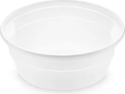 Produktbild von 100x Suppenbecher 350 ml PP weiß siegelbar Ø 12,7 x 4,9 cm