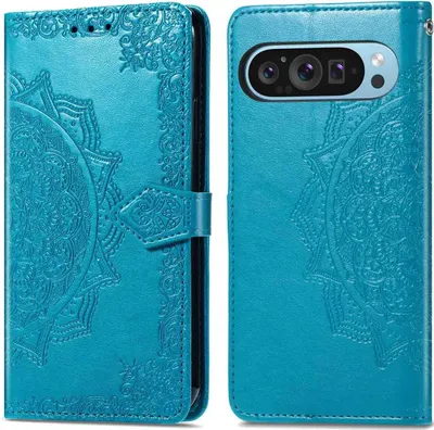 Obrázek produktu pro imoshion Mandala skládací pouzdro Google Pixel 9 / 9 Pro – tyrkysové