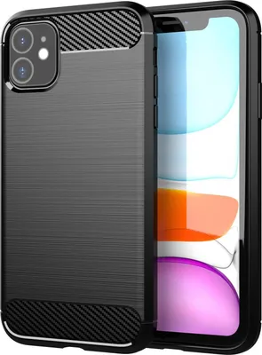 Produktbild von Cadorabo Hülle für Apple iPhone 11 in Schwarz Schutzhülle TPU Case Cover Etui Handyhülle