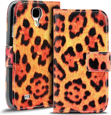 Produktbild von Handy Tasche für Samsung Galaxy S4 Hülle Kunstleder Motiv Schutzhülle Case