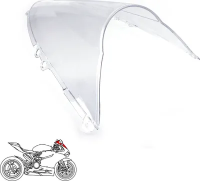 Produktbild von Ducati Panigale V4, Verkleidungsscheibe, klar,