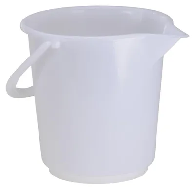 Produktbild von Hünersdorff Industrieeimer 17 l D330xH315 mm, natur rund mit Ausguß