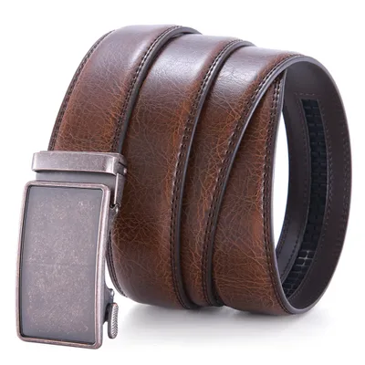 Produktbild von SAMTOBELY Gürtel Herren Automatik Gürtel mit Automatikschließe-3,5cm Breite