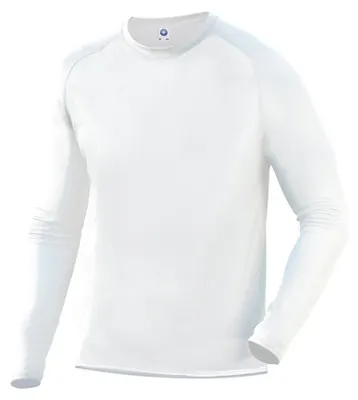 Image de Starworld - T-shirt pour hommes/femmes unie - Sport à manches longues LT3268 (M) (blanc)