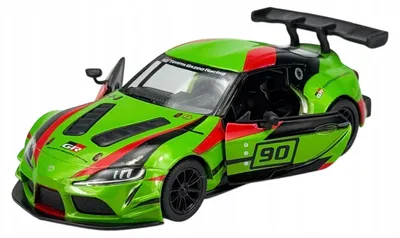 Produktbild von KINSMART Toyota GR Supra Racing Concept Modellauto Grün 1:36