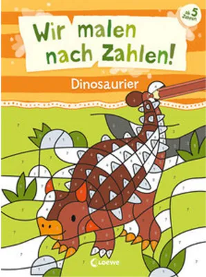 Produktbild von Wir malen nach Zahlen! - Dinosaurier