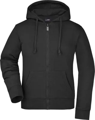 Produktbild von Ladies' Hooded Jacket - Damen Kapuzenjacke, Größen:S, Farbe:black