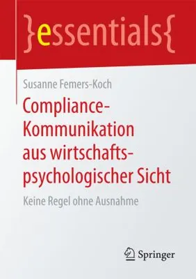 Image de Compliance-Kommunikation aus wirtschaftspsychologischer Sicht