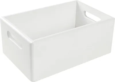 Zdjęcie produktu dla Creative Deco Drewniana skrzynia z uchwytami 30x20x14 cm (+/-1 cm) | Biała |na dokumenty, cenne przedmioty, zabawki, narzędzia