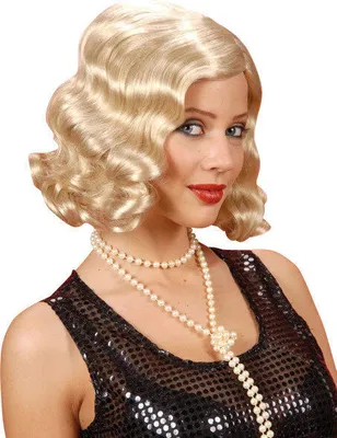 Produktbild von Velma Diva 20er Jahre Perücke blond für Damen