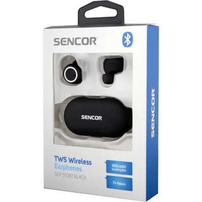 Produktbild von Sencor SEP 510BT BK In-Ear-Kopfhörer