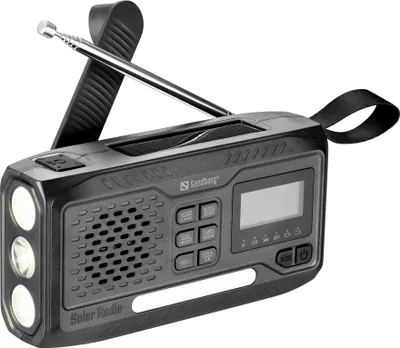 Zdjęcie produktu dla Sandberg 421-17, Analogowe i cyfrowe, DAB+, FM, 87,5 - 108 MHz, DAB+: 170 - 270, 3 W, USB Typu-A, USB Type-C