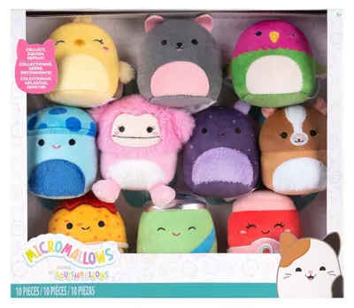 Productafbeelding van Squishmallows Knuffel Pluche - Micromallows Herfst - 10dlg.