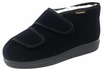 Produktbild von Fischer Markenschuhe Diabetiker Schuh Klettschuh Schwarz