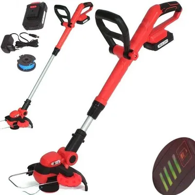 Image de Coupe-bordures sans fil 20V Débroussailleuse Li-Ion Tondeuse électrique 56761