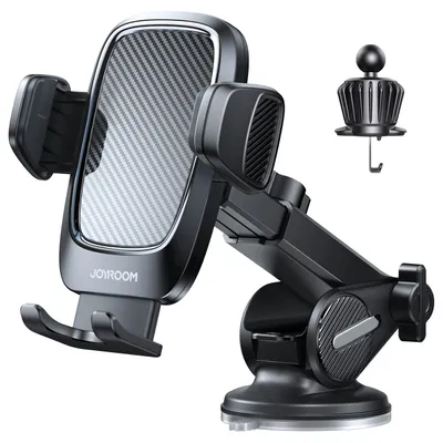 Obrázek produktu pro Joyroom uchwyt samochodowy do telefonu na kokpit deskę rozdzielczą czarny (JR-ZS350)