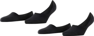Produktbild von Burlington Everyday dames invisible sokken (2-pack), katoen, zwart