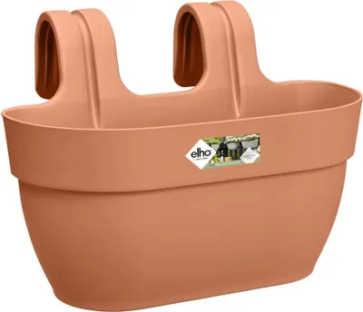 Produktbild von Blumenkasten zum Hängen Elho Vibia Campana Easy Hanger Kunststoff 36 x 24,1 x 26,5 cm braun