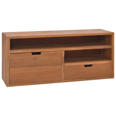 Obrázok produktu pre Maison Exclusive – TV skrinka 90 x 30 x 40 cm z masívneho teakového dreva