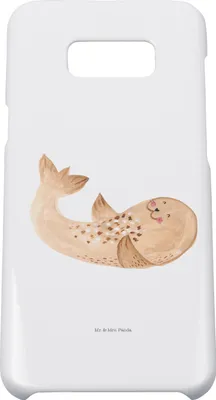 Produktbild von Mr. & Mrs. Panda Samsung Galaxy S8 plus Handyhülle  Robbe Liegen - Weiß - Geschenk, Handy, Robben, Hülle, Case, Lachen, Ostsee, Strand, Nordsee, Cover, Lustige Sprüche