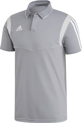 Produktbild von Adidas Tiro 19 Poloshirt Herren - Grau / Weiß | Größe: S