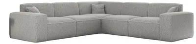 Produktbild von Universelles Ecksofa Luga Corner – Stoff Sven, hellgrau (06)