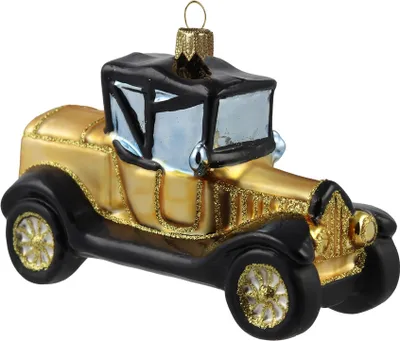 Produktbild von Weihnachtsschmuck Auto Oldtimer Gold