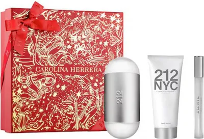 Obrázok produktu pre Carolina Herrera 212 Nyc toaletná voda v spreji 100 ml sada 3 ks