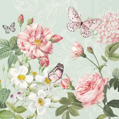 Produktbild von Servietten 33x33 cm - Amelia green