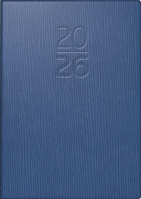 Produktbild von 2026 Brunnen Taschenkalender 713 A7 blau
