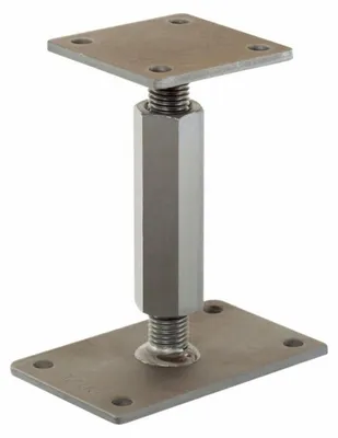 Image de Support de poteau / pied de support Pitzl Hauteur réglable 167 - 232 mm avec filetage