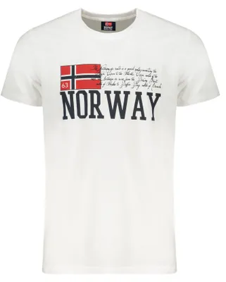 Produktbild von NORWAY 1963 Herren T-Shirt Weiß 846020_BIWHITE : Größe - XL Größe: XL