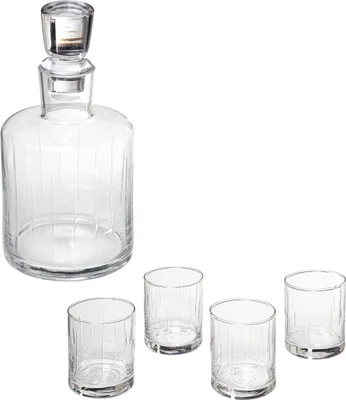 Obrázek produktu pro Karafa na whisky + 4 sklenice, 350 ml